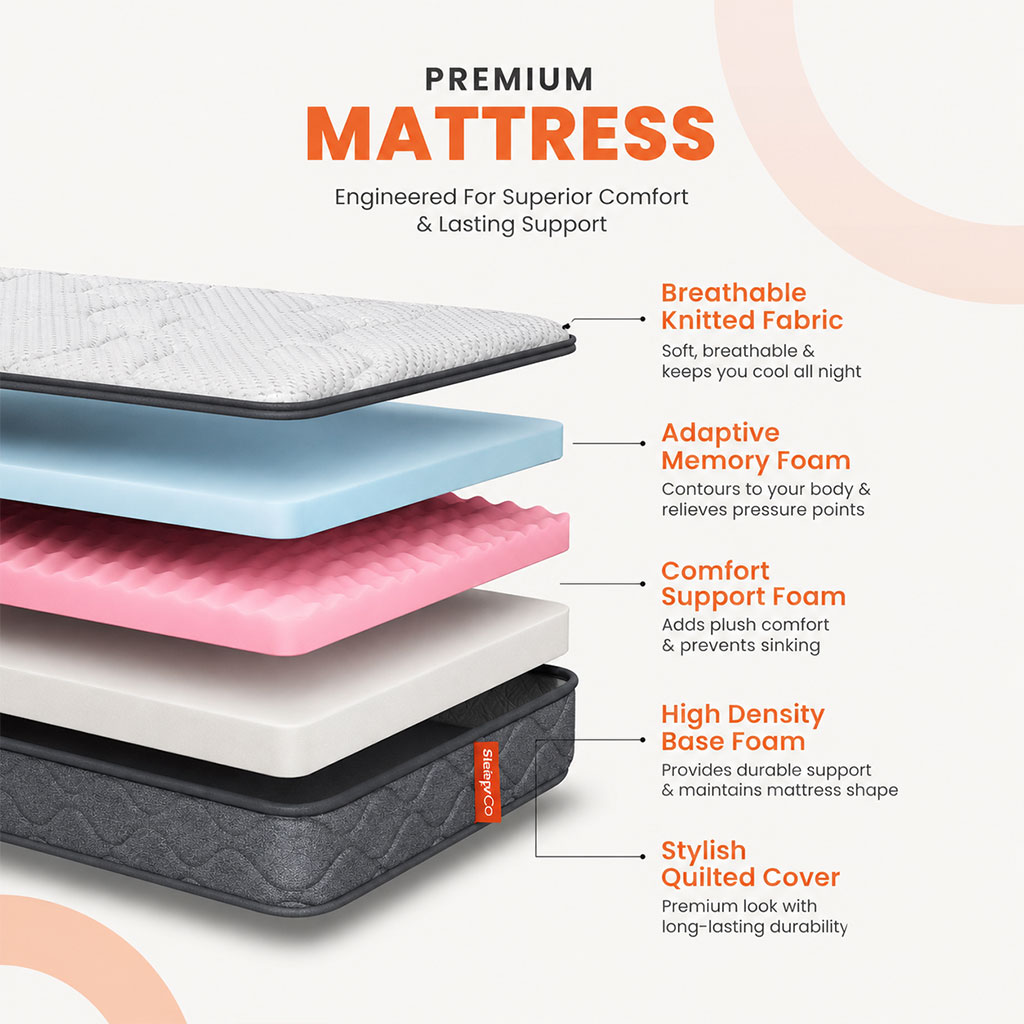 Ortho | Latex Mattress in All size - Image 3